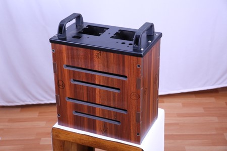 wood powa buggy with handles