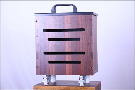wood powabuggy on wheels